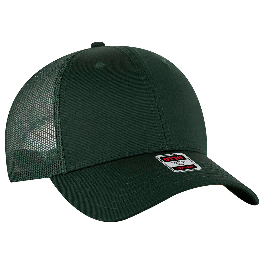 OTTO 83-1239 6 Panel Low Profile Mesh Back Trucker Hat