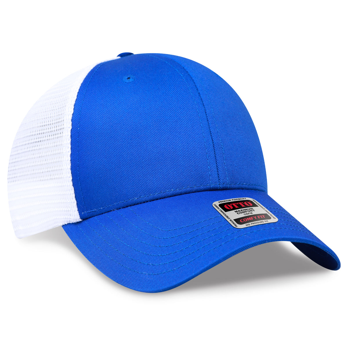 OTTO 83-1240 COMFY FIT 6 Panel Low Profile Mesh Back Trucker Hat