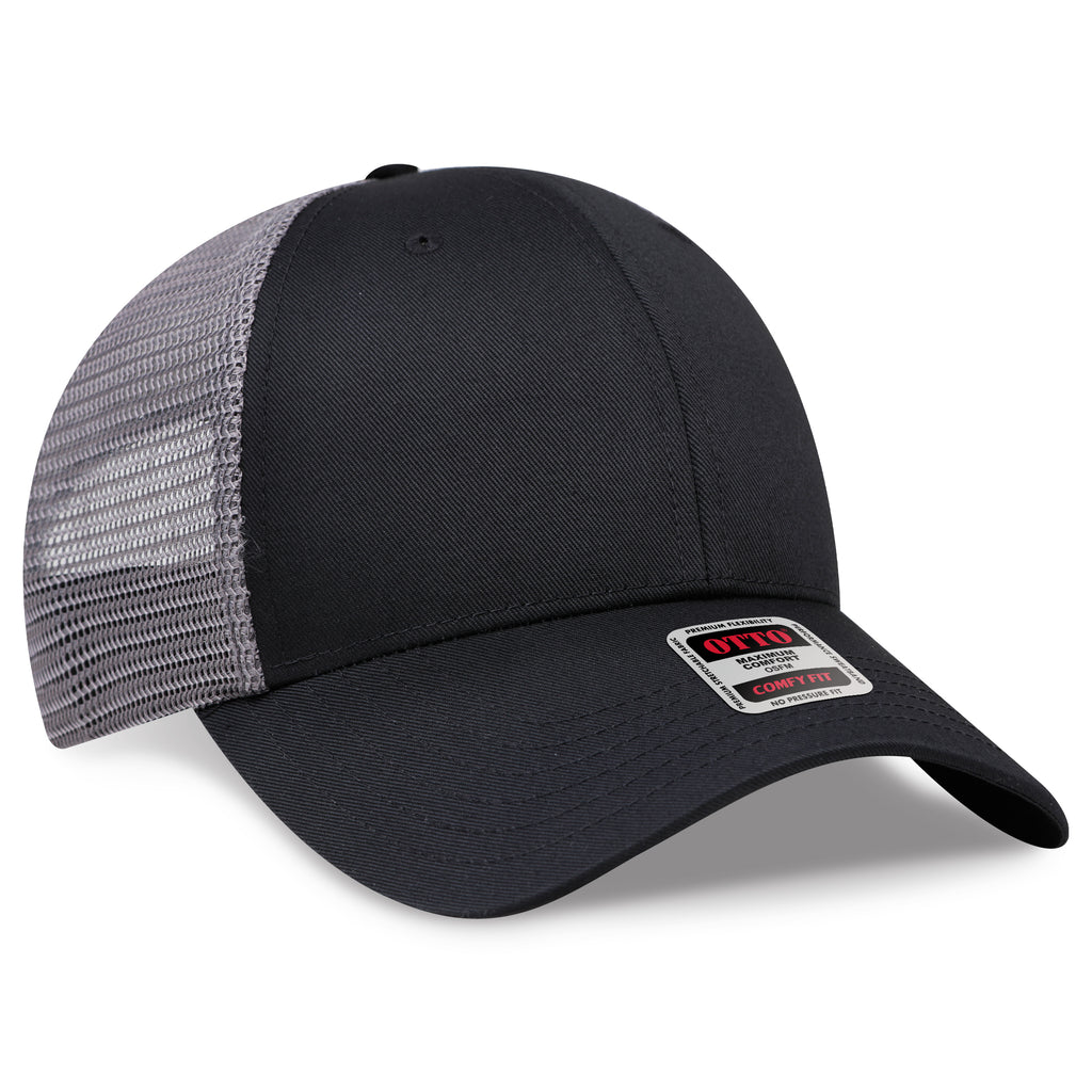 OTTO 83-1240 COMFY FIT 6 Panel Low Profile Mesh Back Trucker Hat