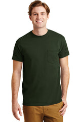 Gildan  - DryBlend  50 Cotton/50 Poly Pocket T-Shirt. 8300