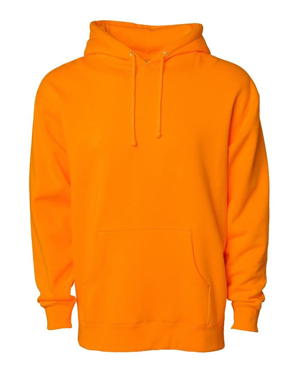 Independent Trading Co. Heavyweight Hooded Sweatshirt IND4000 in Safety Orange