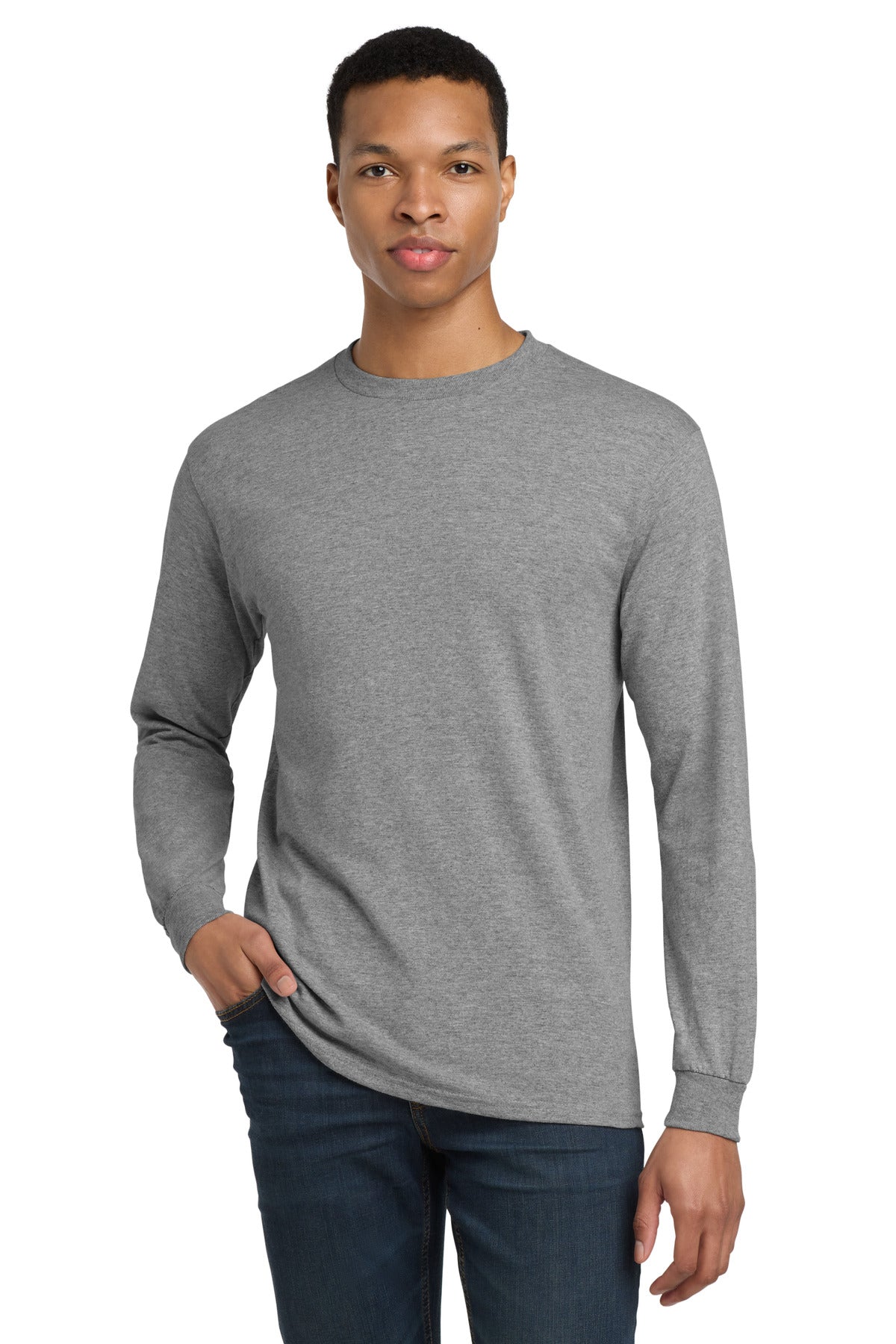 Gildan  - DryBlend  50 Cotton/50 Poly Long Sleeve T-Shirt. 8400