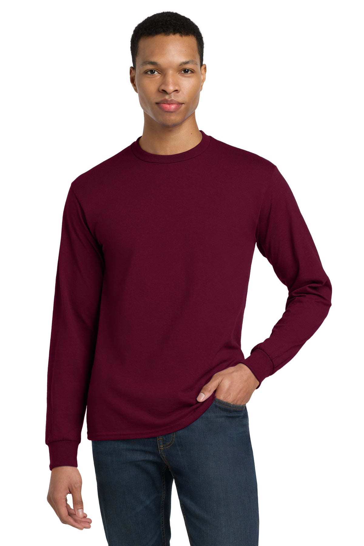 Gildan  - DryBlend  50 Cotton/50 Poly Long Sleeve T-Shirt. 8400