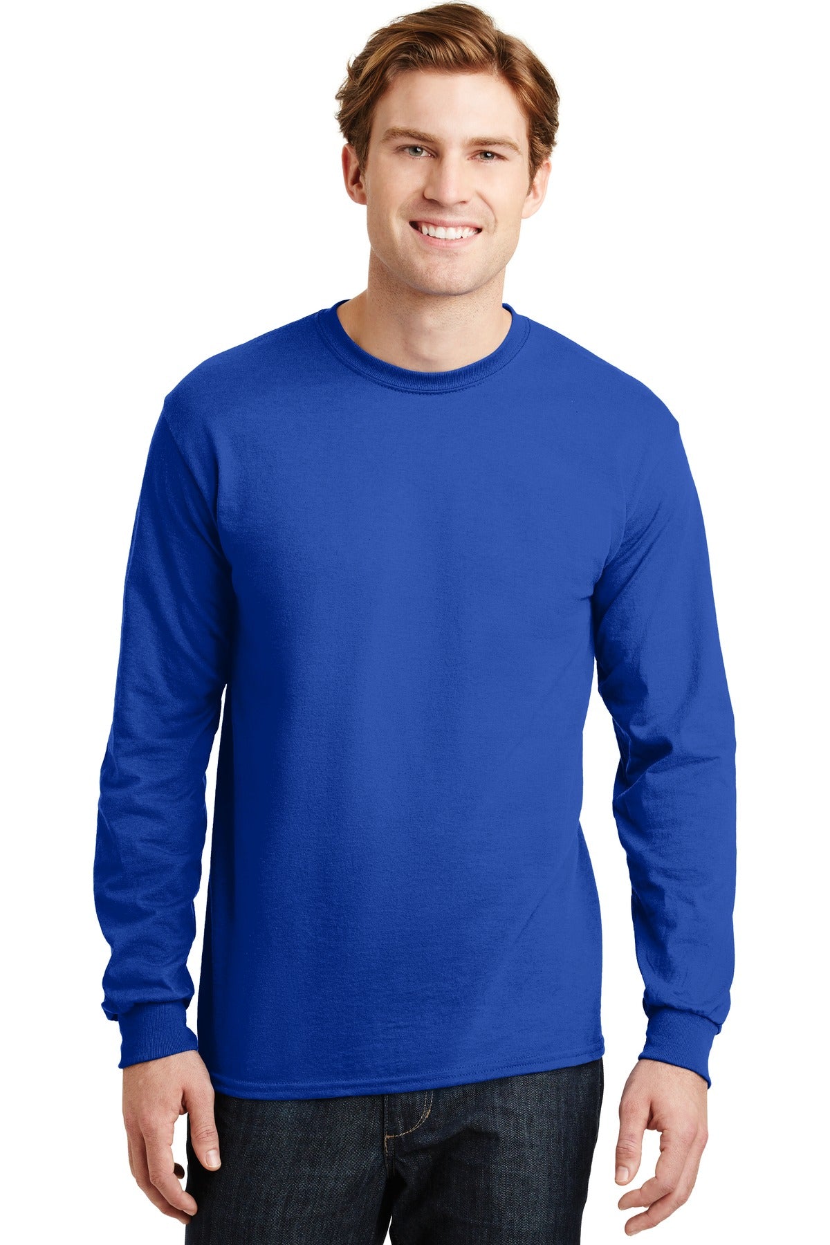 Gildan  - DryBlend  50 Cotton/50 Poly Long Sleeve T-Shirt. 8400