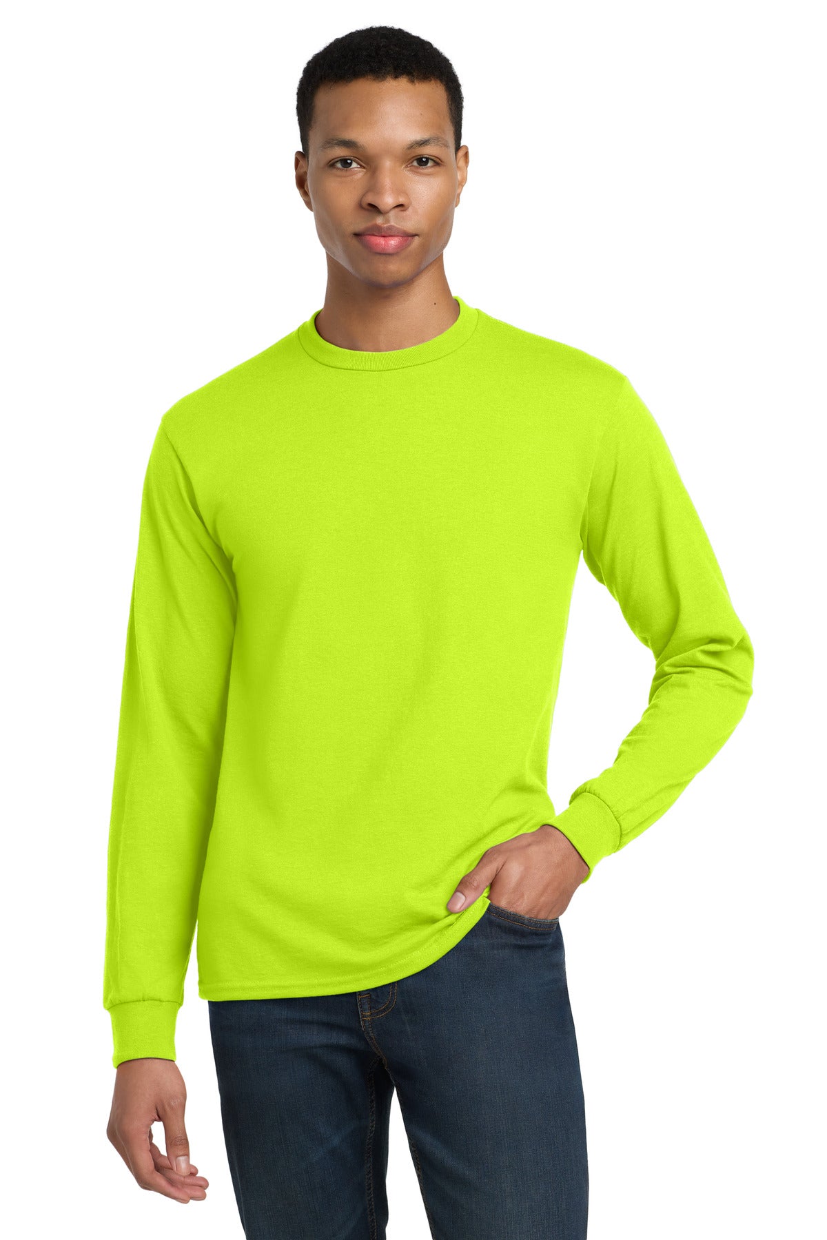 Gildan  - DryBlend  50 Cotton/50 Poly Long Sleeve T-Shirt. 8400
