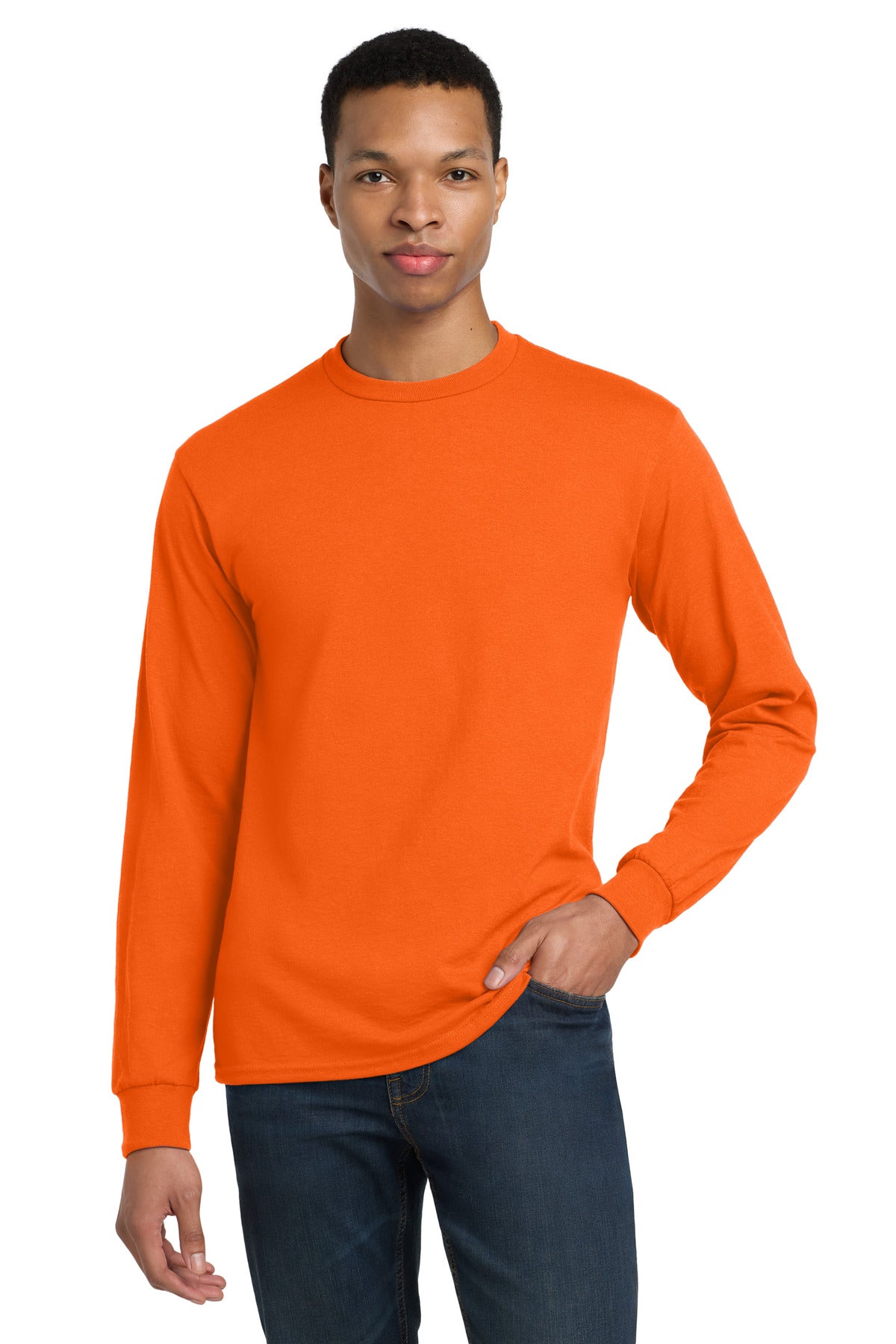 Gildan  - DryBlend  50 Cotton/50 Poly Long Sleeve T-Shirt. 8400