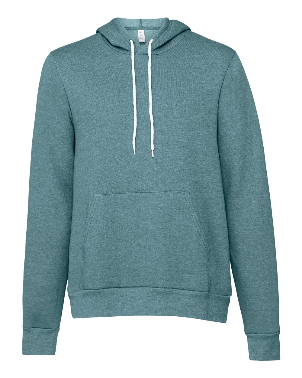 BELLA+CANVAS Sponge Fleece Pullover Hoodie 3719 in Heather Deep Teal