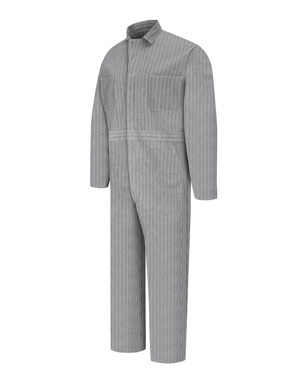 Red Kap CC14T Tall Snap-Front Cotton Coverall - Herringbone