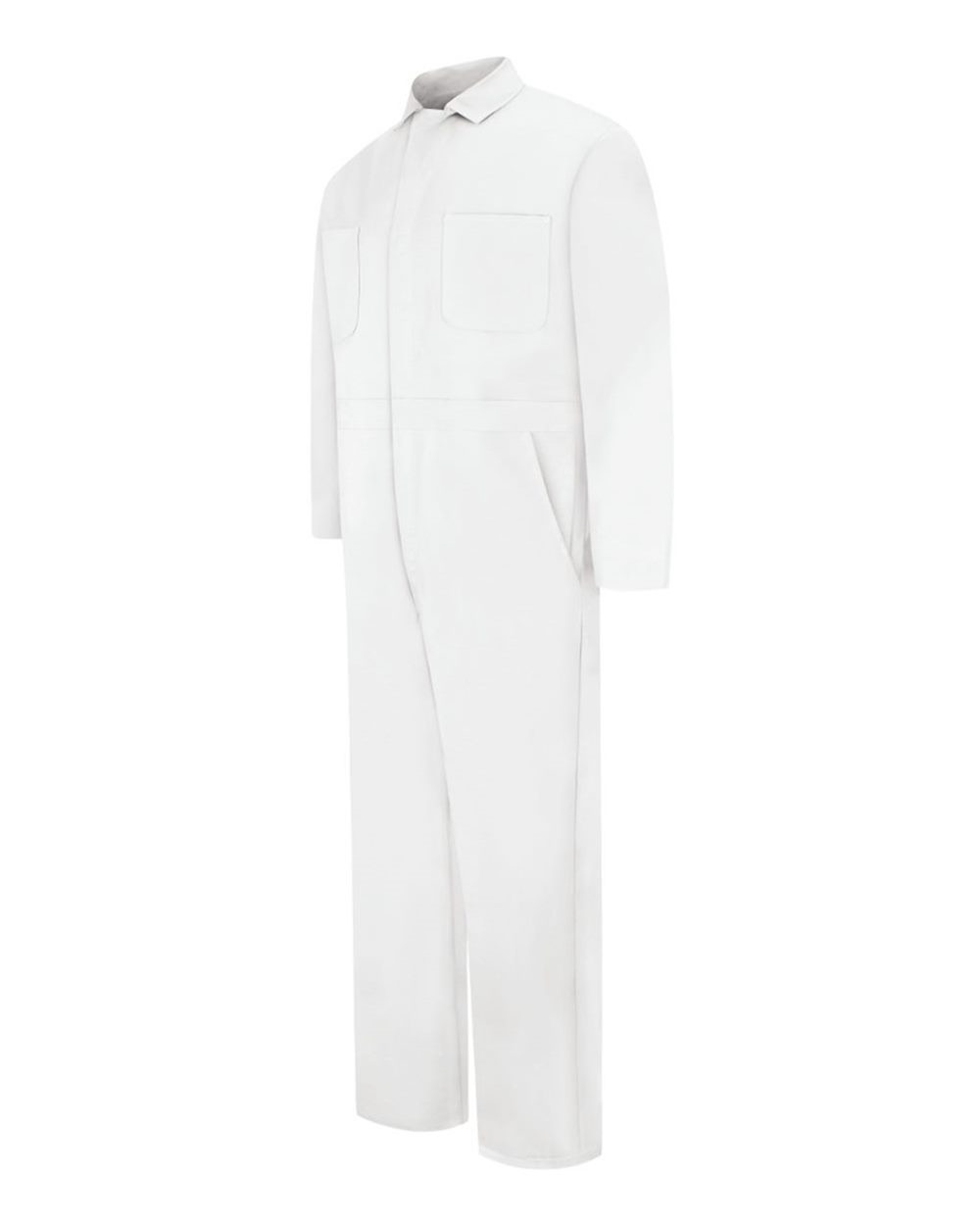 Red Kap CC14T Tall Snap-Front Cotton Coverall - White