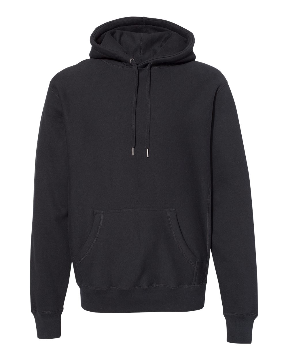 Independent Trading Co. Legend Premium Heavyweight Cross-Grain Hoodie IND5000P in Black