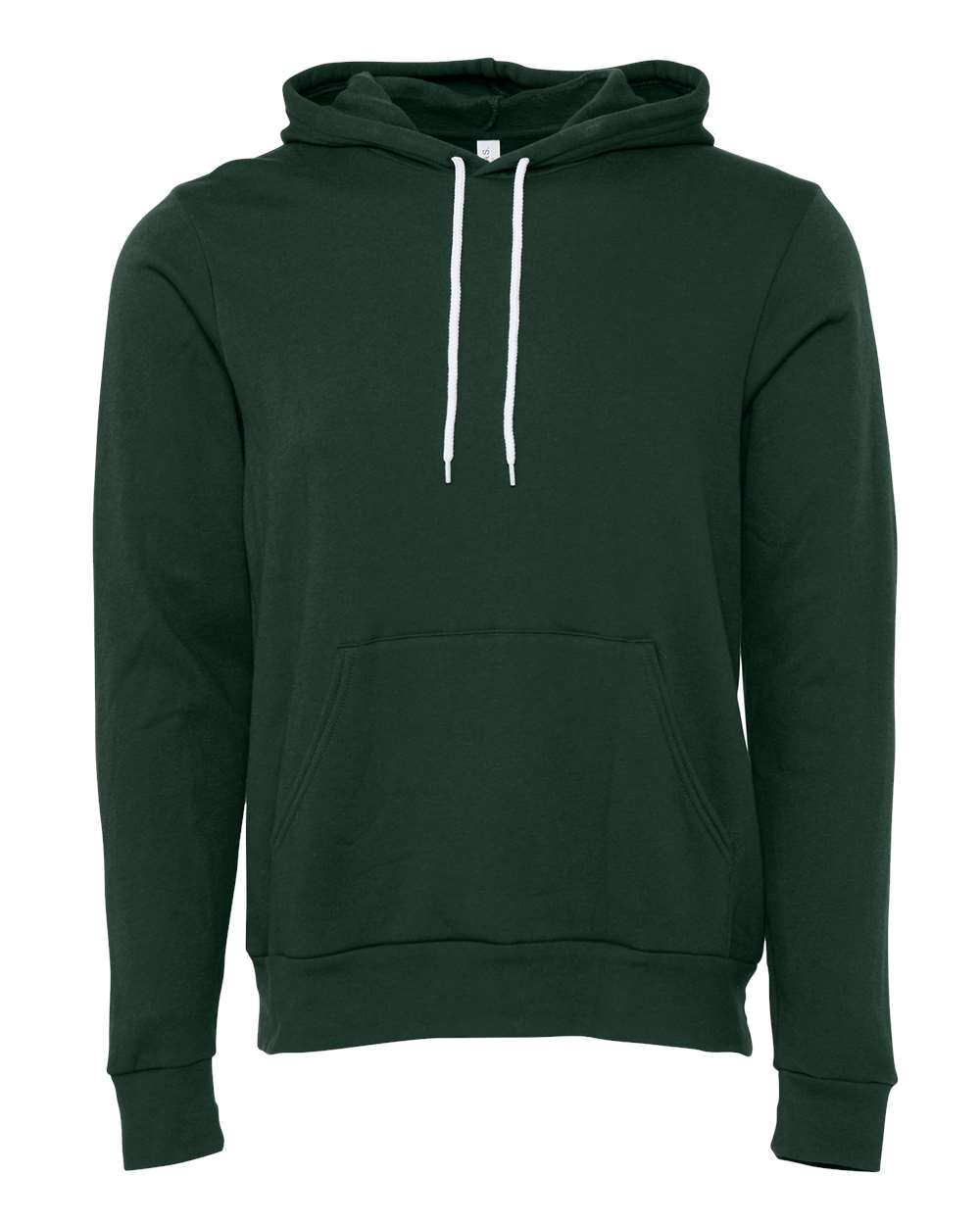 BELLA+CANVAS Sponge Fleece Pullover Hoodie 3719 in Forest