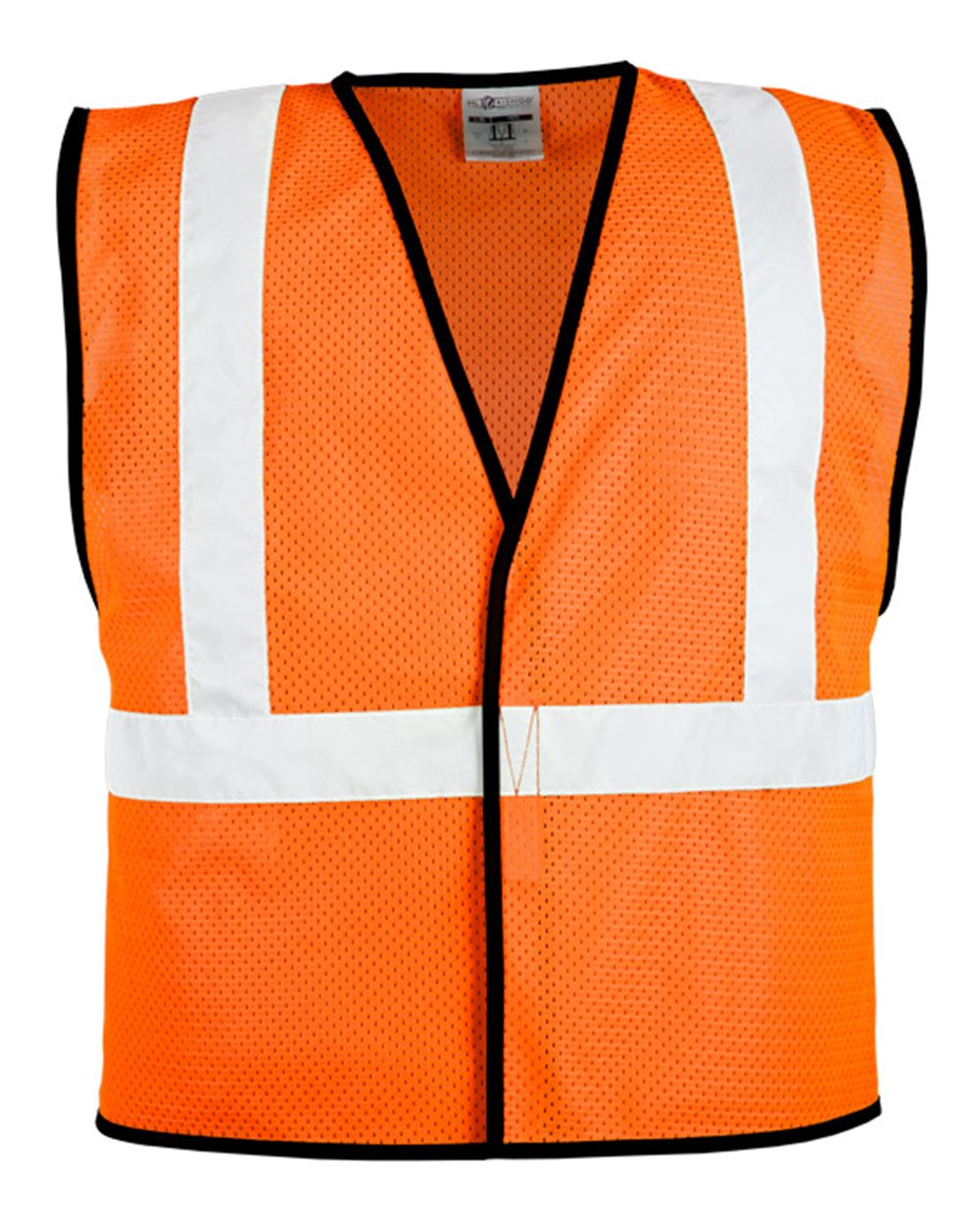 ML Kishigo 1571 Hook-and-Loop Mesh Safety Vest - Orange