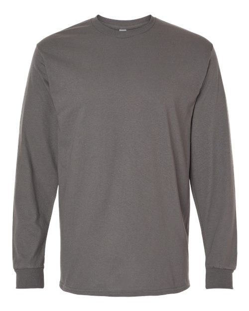 Gildan 5400 Heavy Cotton Long Sleeve T-Shirt in Charcoal