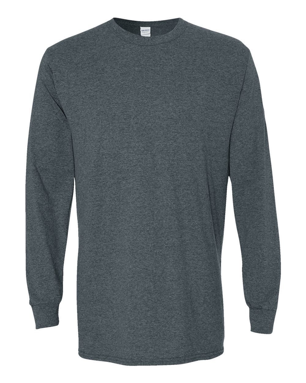 Gildan 5400 Heavy Cotton Long Sleeve T-Shirt in Dark Heather