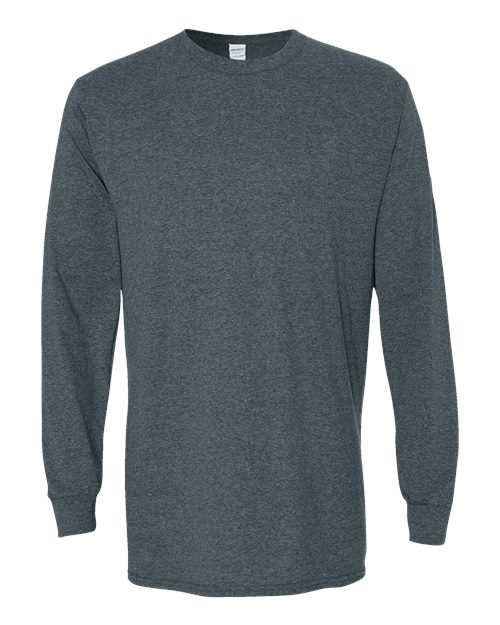Gildan 5400 Heavy Cotton Long Sleeve T-Shirt in Dark Heather