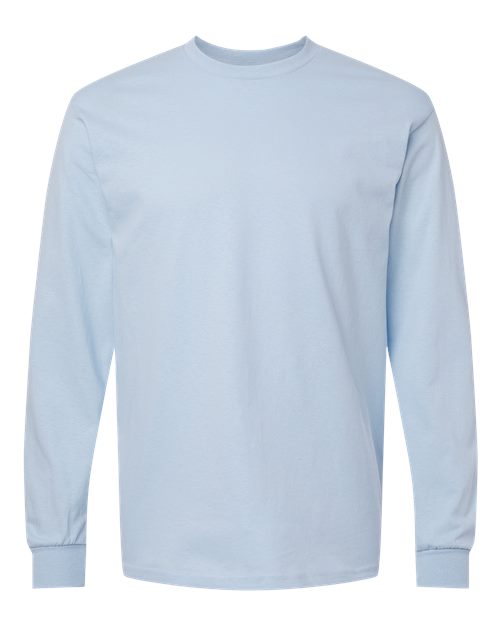 Gildan 5400 Heavy Cotton Long Sleeve T-Shirt in Light Blue