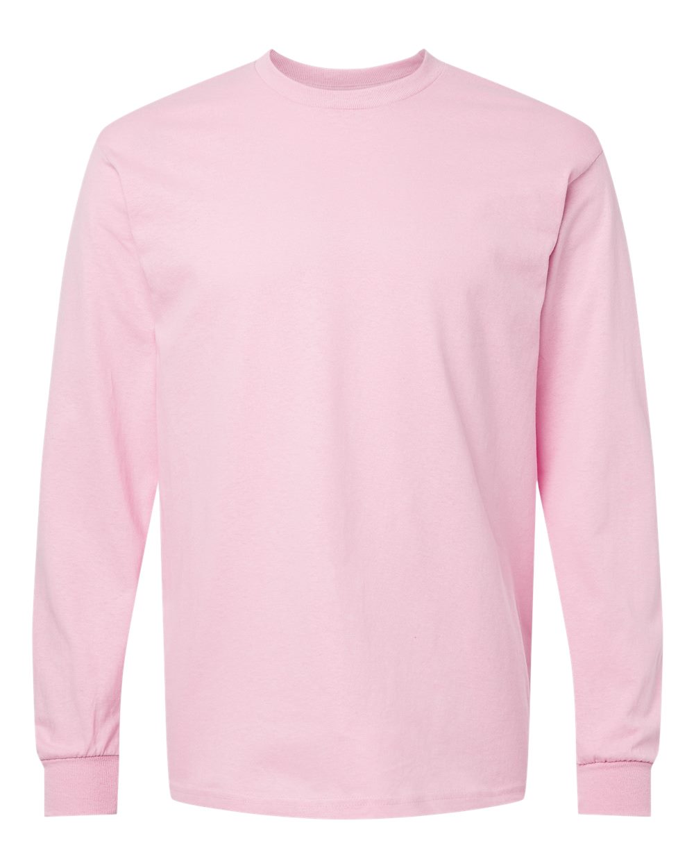 Gildan 5400 Heavy Cotton Long Sleeve T-Shirt in Light Pink
