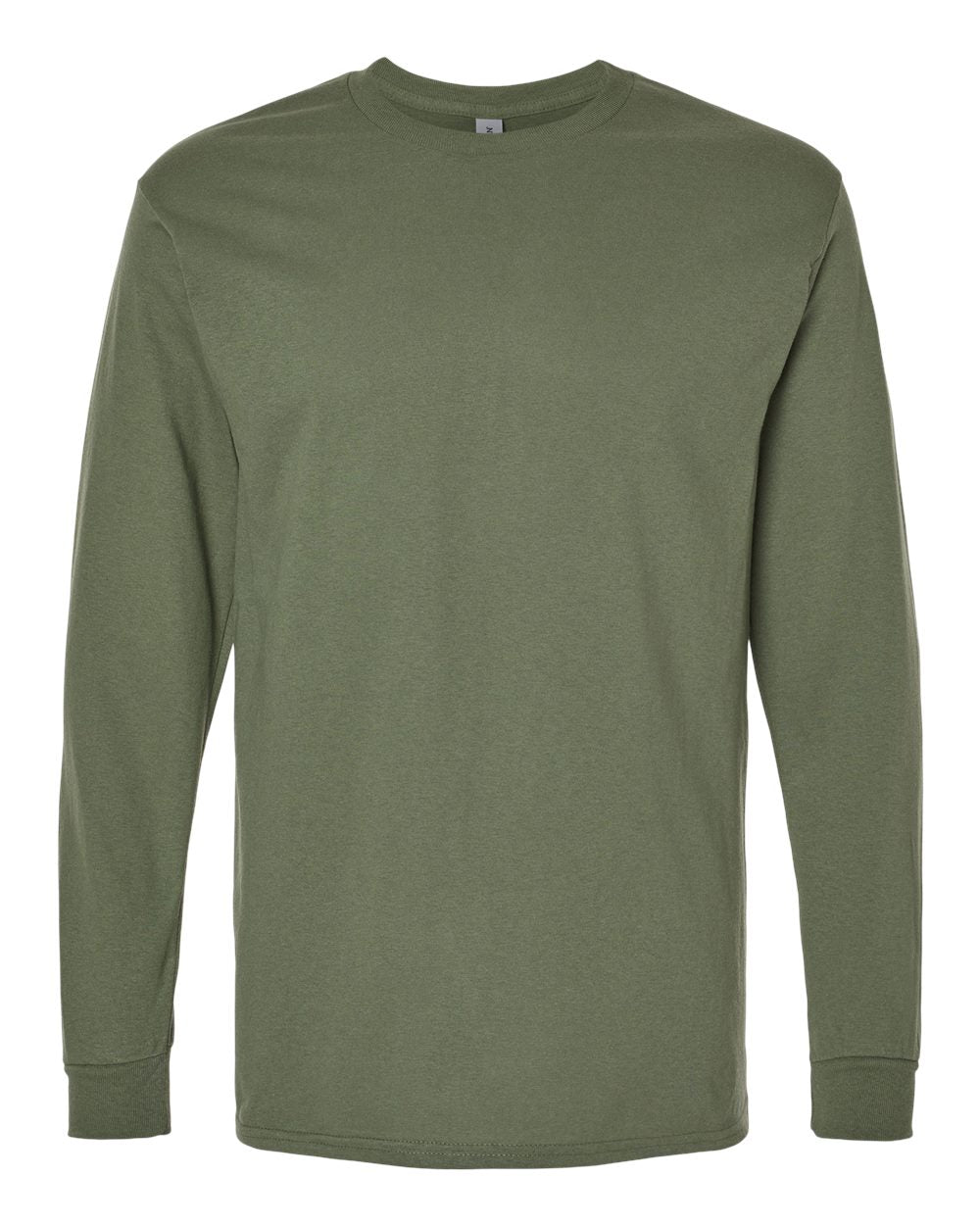 Gildan 5400 Heavy Cotton Long Sleeve T-Shirt in Military Green