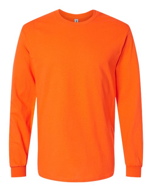 Gildan 5400 Heavy Cotton Long Sleeve T-Shirt in Orange
