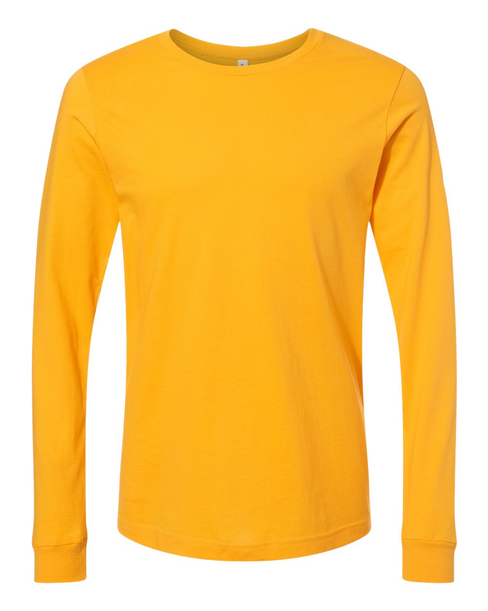 BELLA+CANVAS 3501 Jersey Long Sleeve T-Shirt in Gold