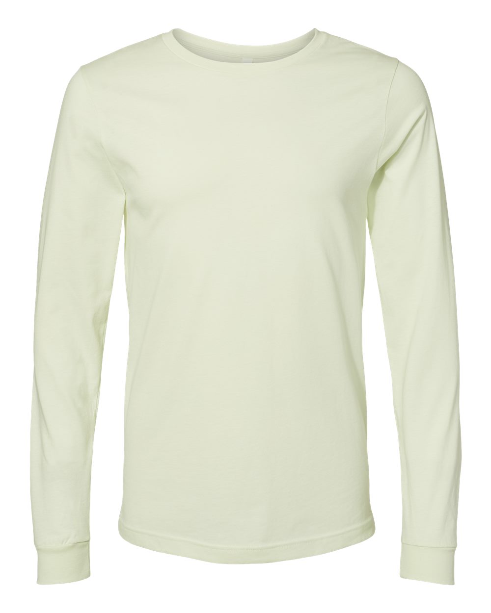 BELLA+CANVAS 3501 Jersey Long Sleeve T-Shirt in Citron