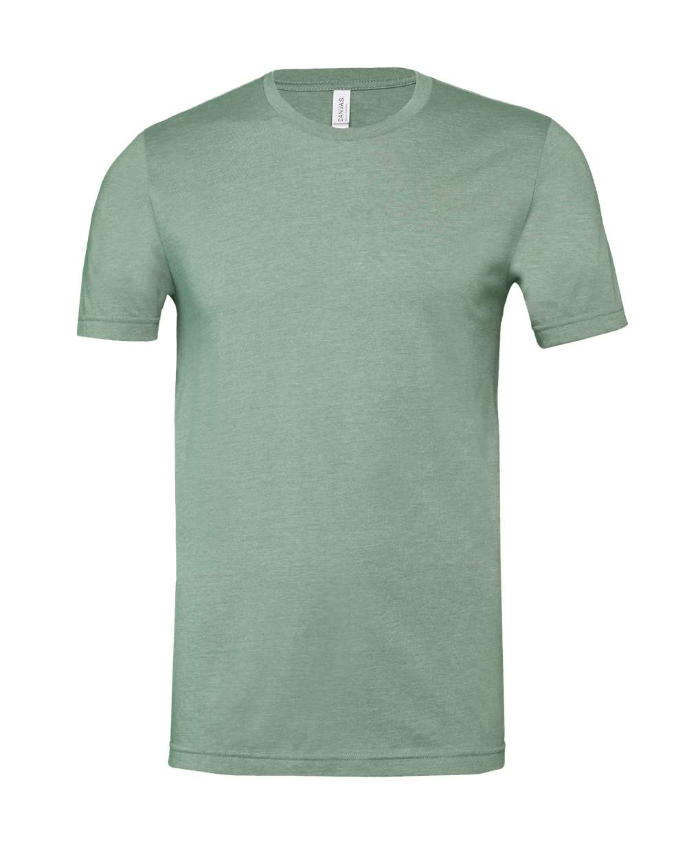 BELLA+CANVAS 3001CVC Heather T-Shirt in Heather Sage