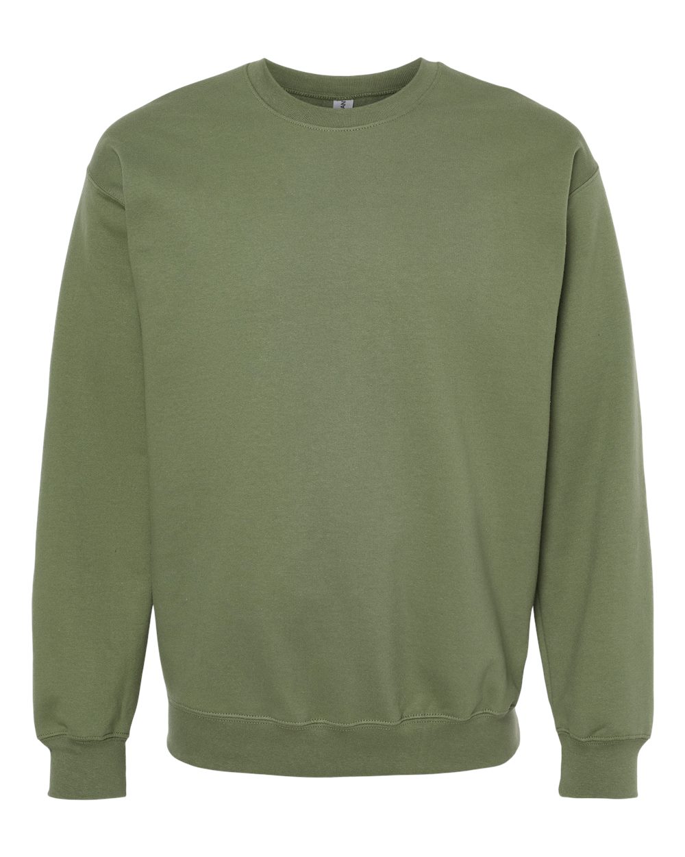 Gildan Softstyle Midweight Crewneck Sweatshirt SF000 in Military Green