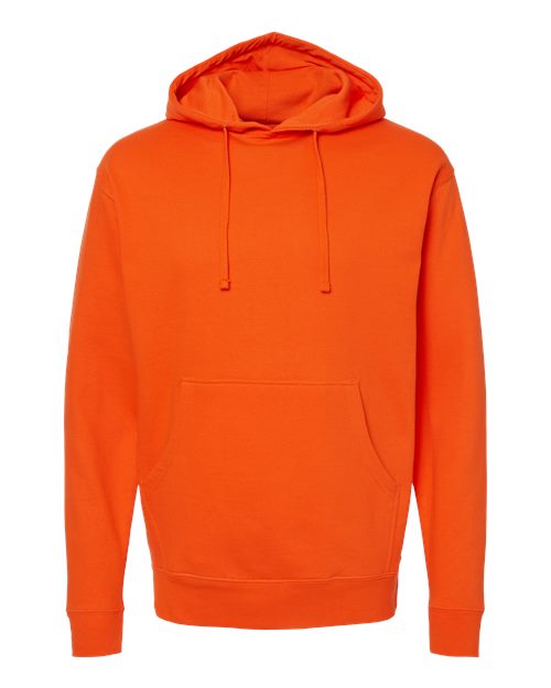 Independent Trading SS4500 Midweight Hooded Sweatshirt in Orange
