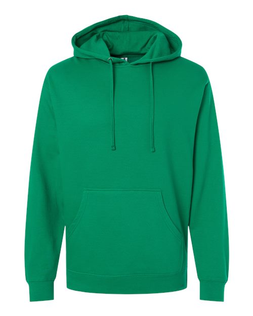 Independent Trading SS4500 Midweight Hooded Sweatshirt in Kelly Green