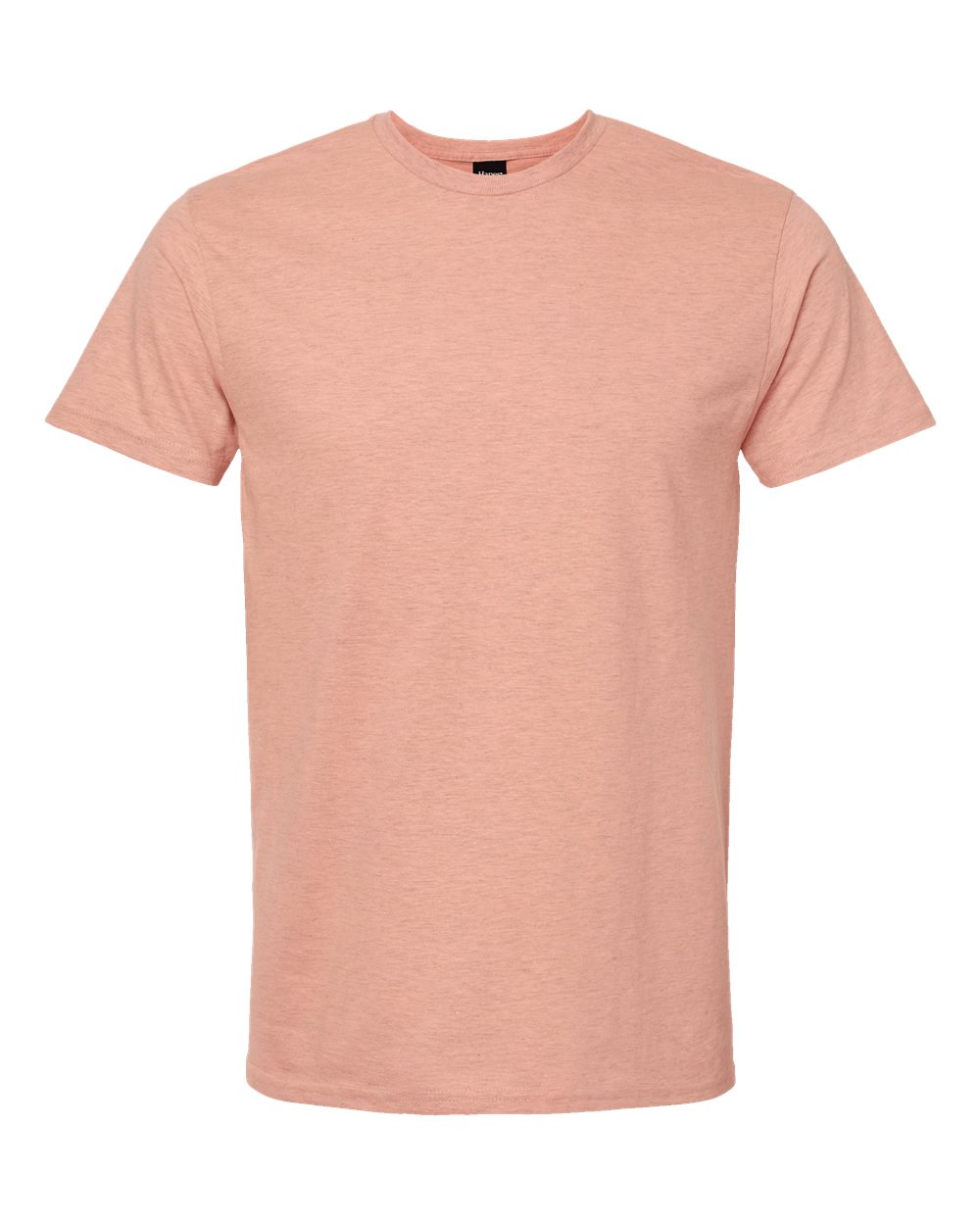 Hanes 4980 Perfect-T Ringspun T-Shirt in Marbled Cantaloupe