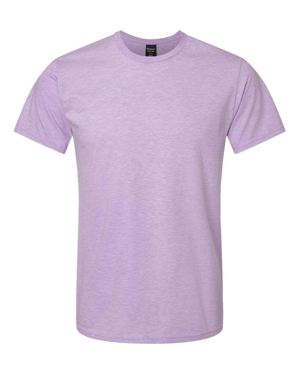 Hanes 4980 Perfect-T Ringspun T-Shirt in Marbled Pale Violet