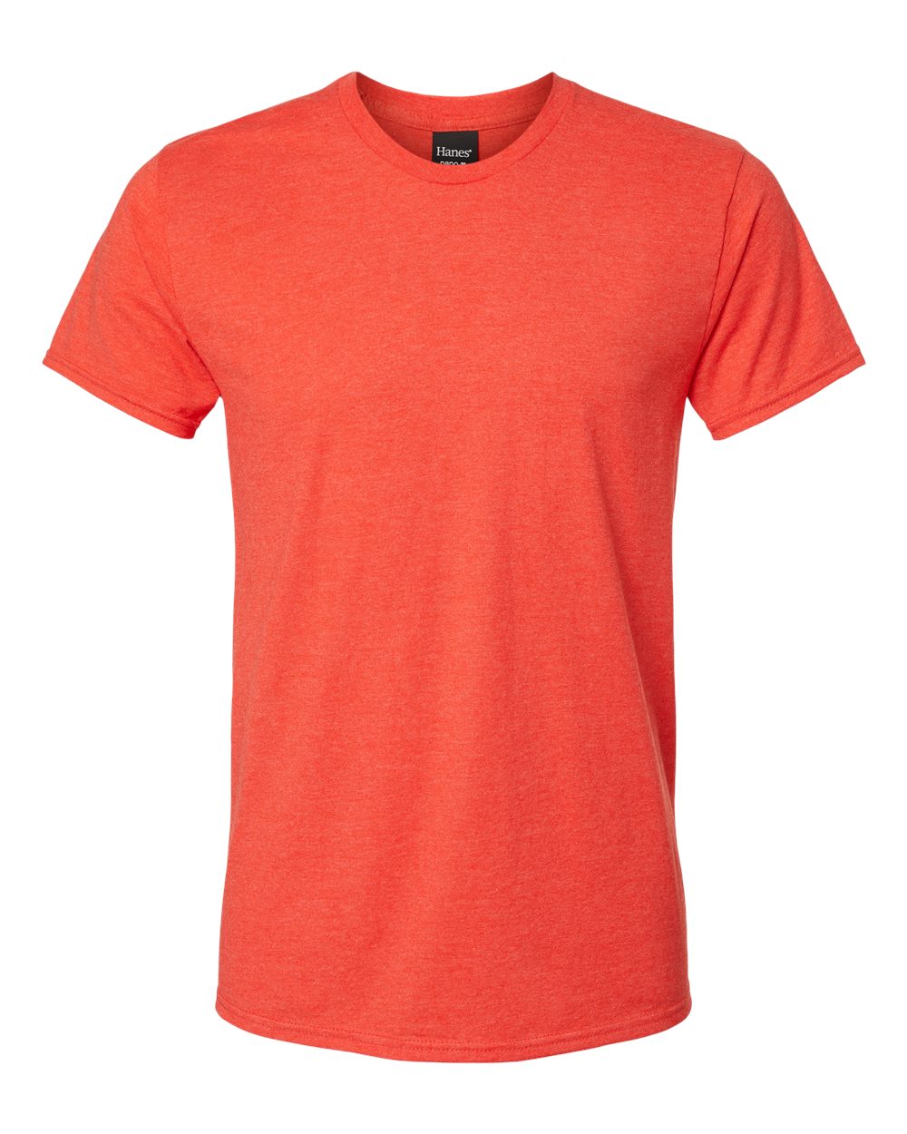 Hanes 4980 Perfect-T Ringspun T-Shirt in Poppy Red Heather