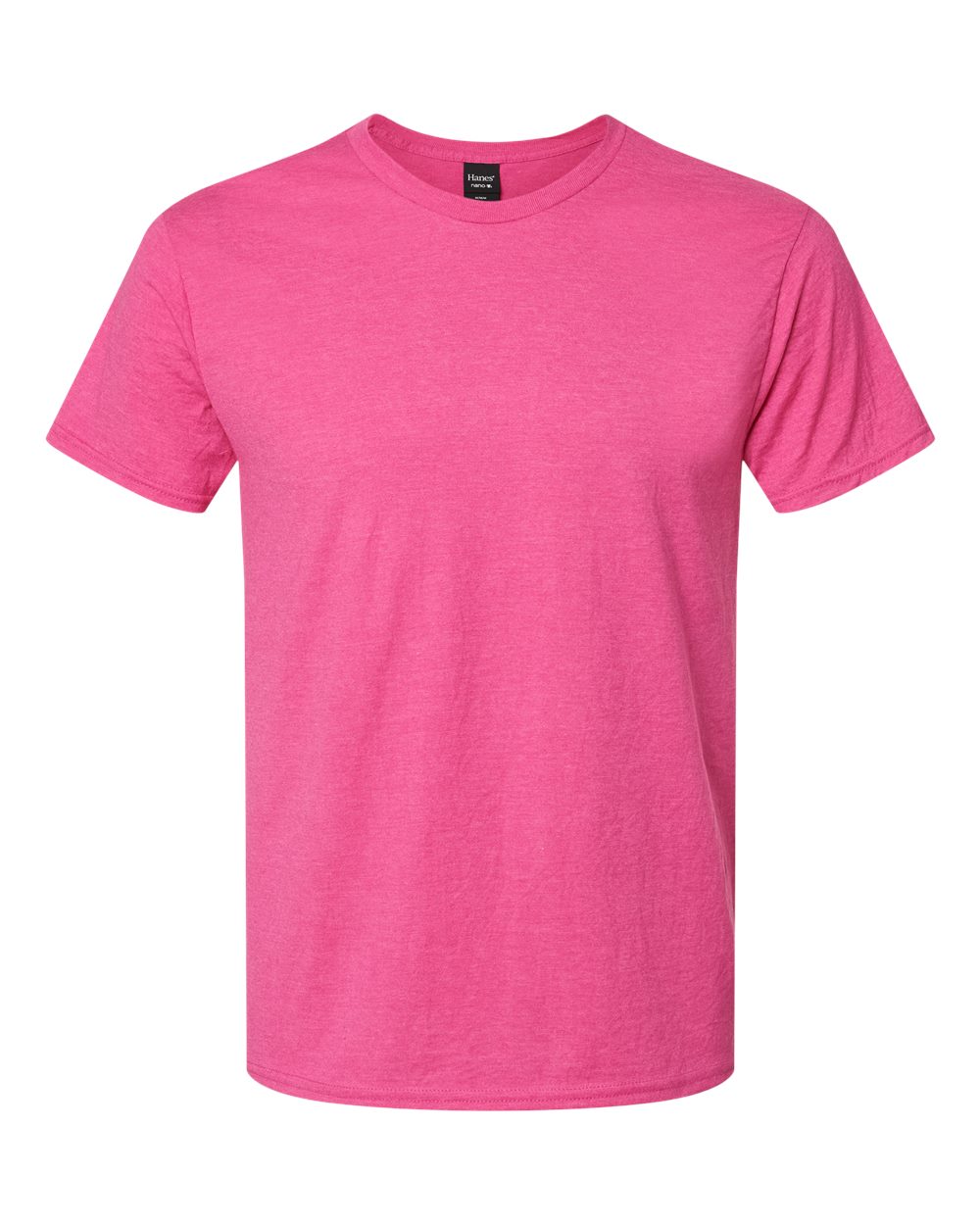 Hanes 4980 Perfect-T Ringspun T-Shirt in Wow Pink Heather