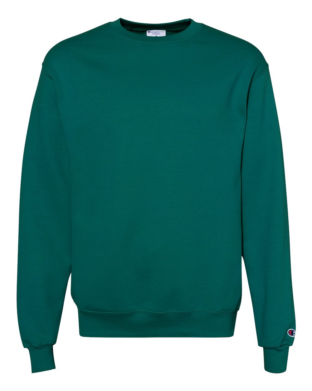 Champion Powerblend Crewneck Sweatshirt S600 in Emerald Green