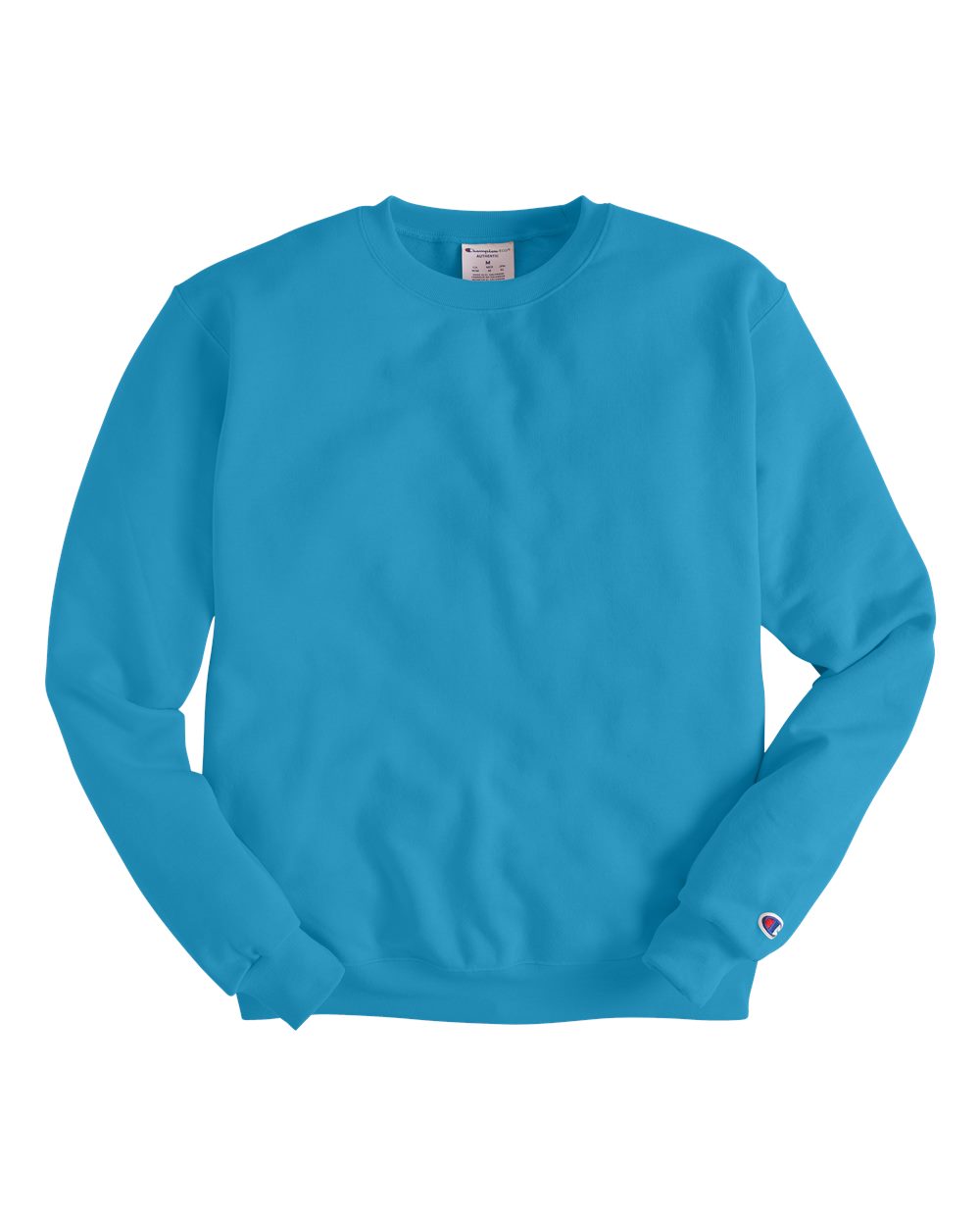 Champion Powerblend Crewneck Sweatshirt S600 in Blue Lagoon