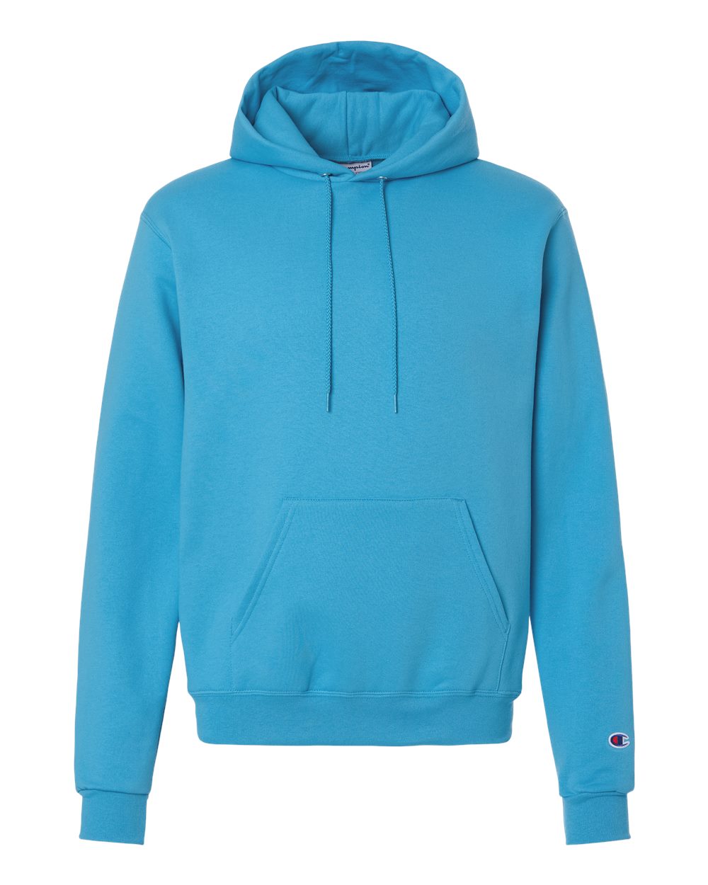 Champion Powerblend Hooded Sweatshirt S700 in Blue Lagoon