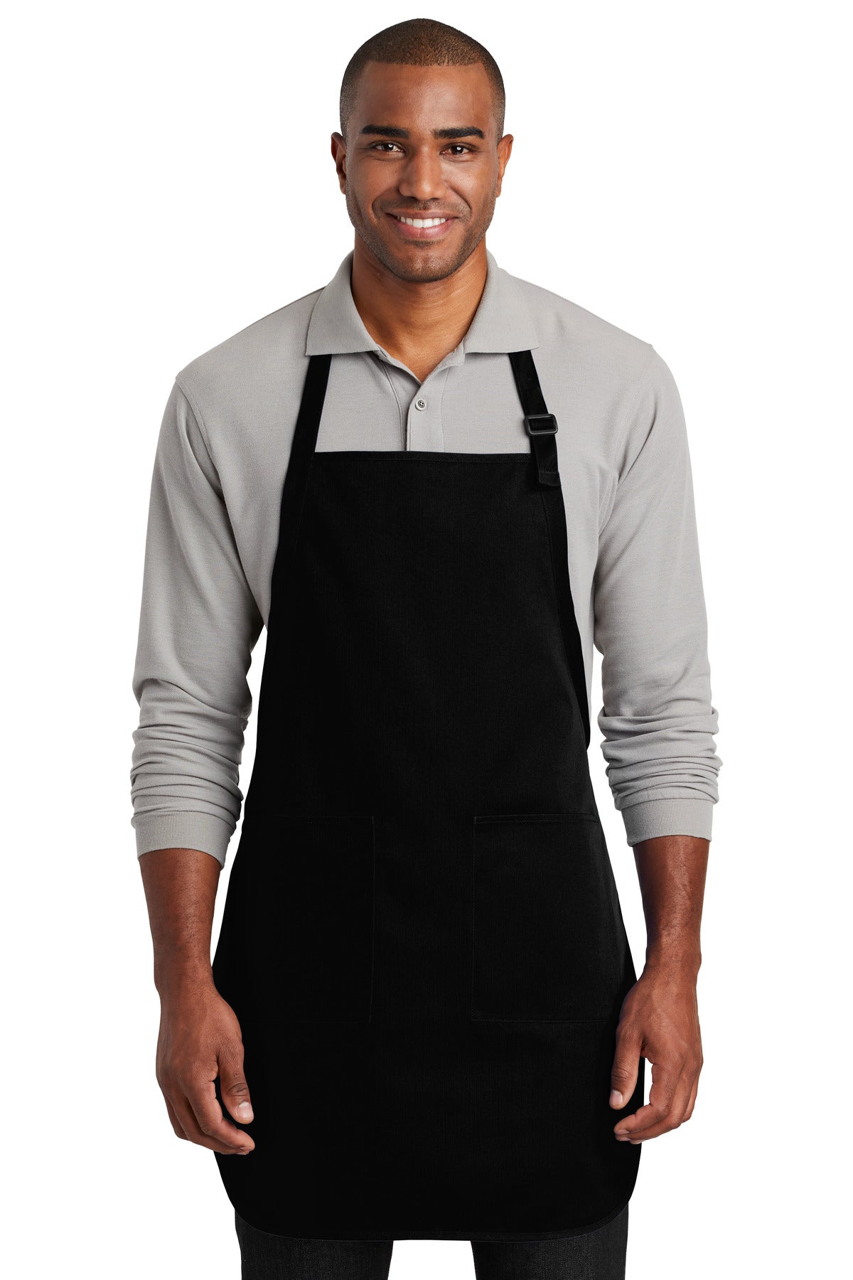 Port Authority   Full-Length Two-Pocket Bib Apron. A600