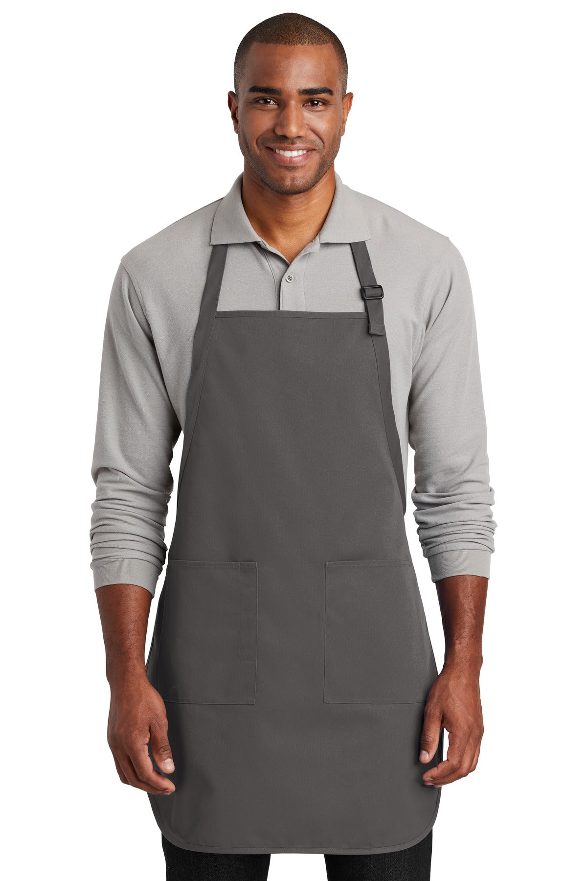 Port Authority   Full-Length Two-Pocket Bib Apron. A600