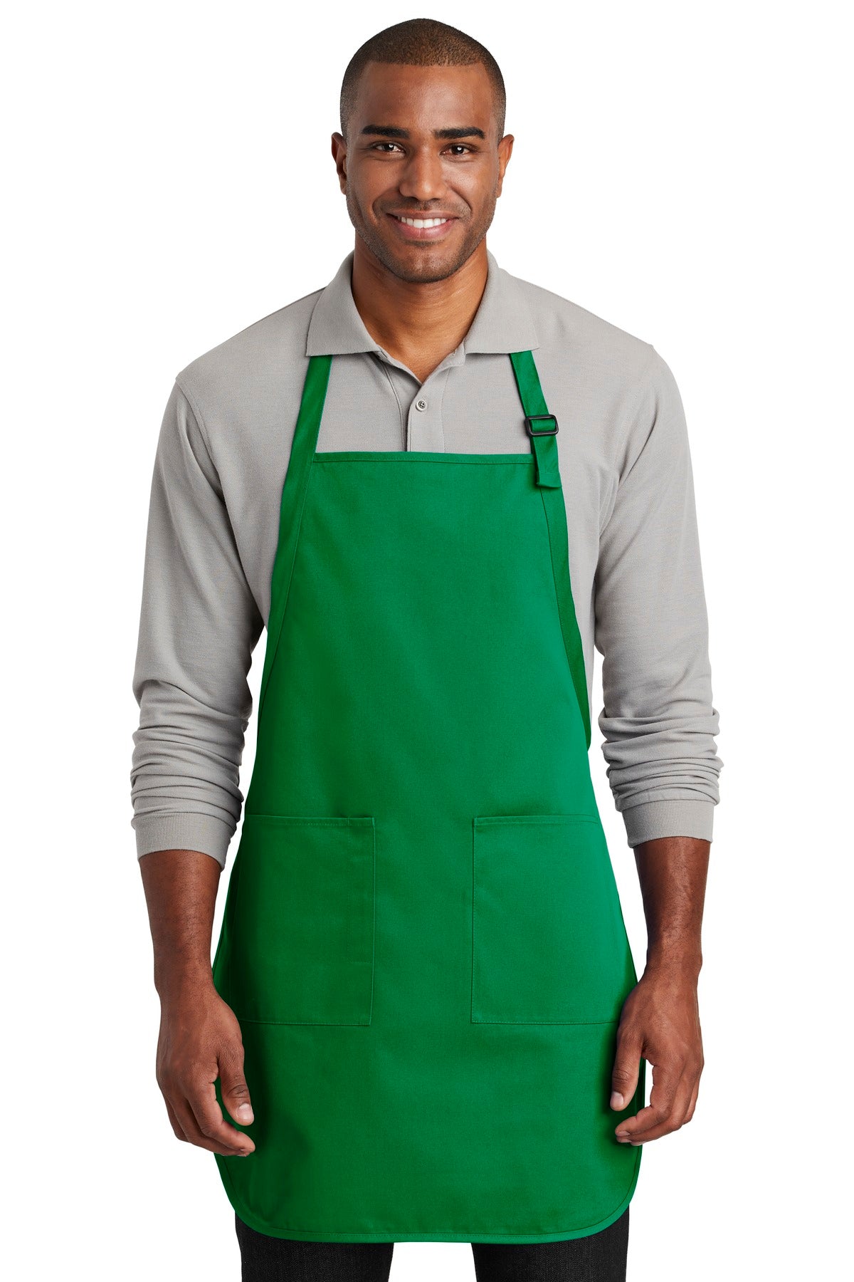 Port Authority   Full-Length Two-Pocket Bib Apron. A600