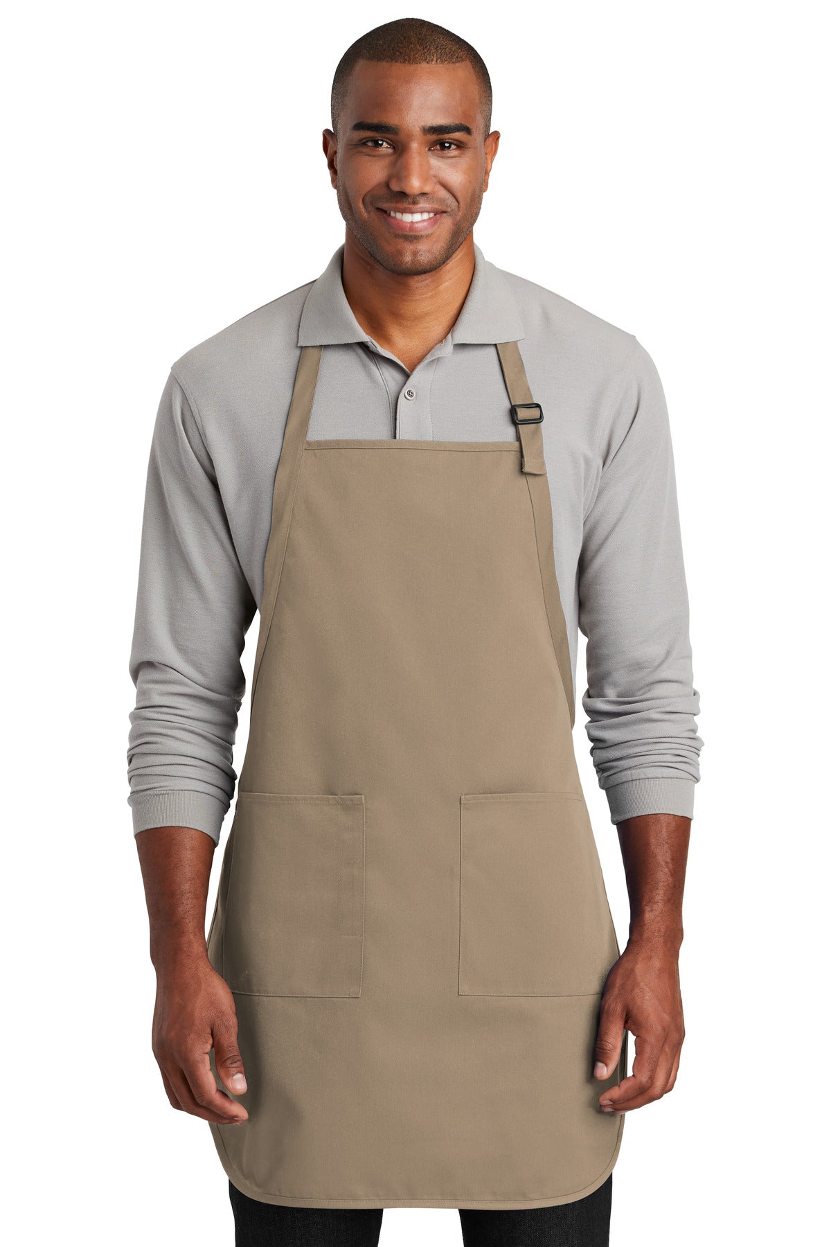 Port Authority   Full-Length Two-Pocket Bib Apron. A600