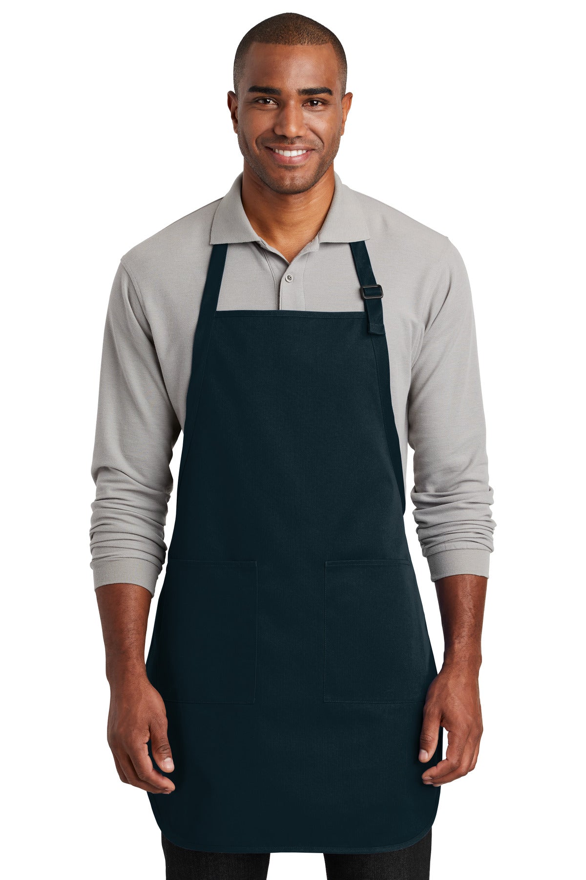 Port Authority   Full-Length Two-Pocket Bib Apron. A600