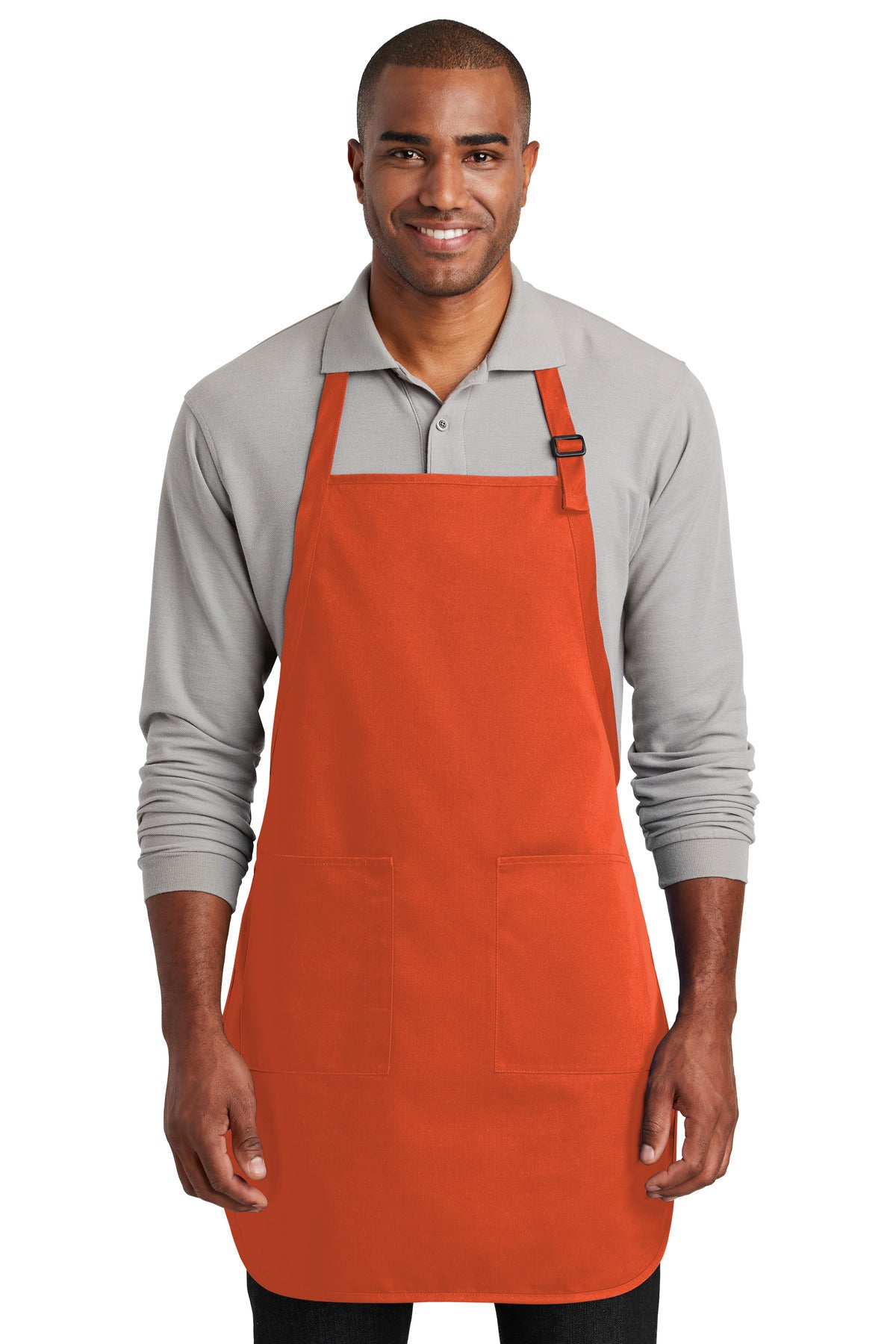 Port Authority   Full-Length Two-Pocket Bib Apron. A600