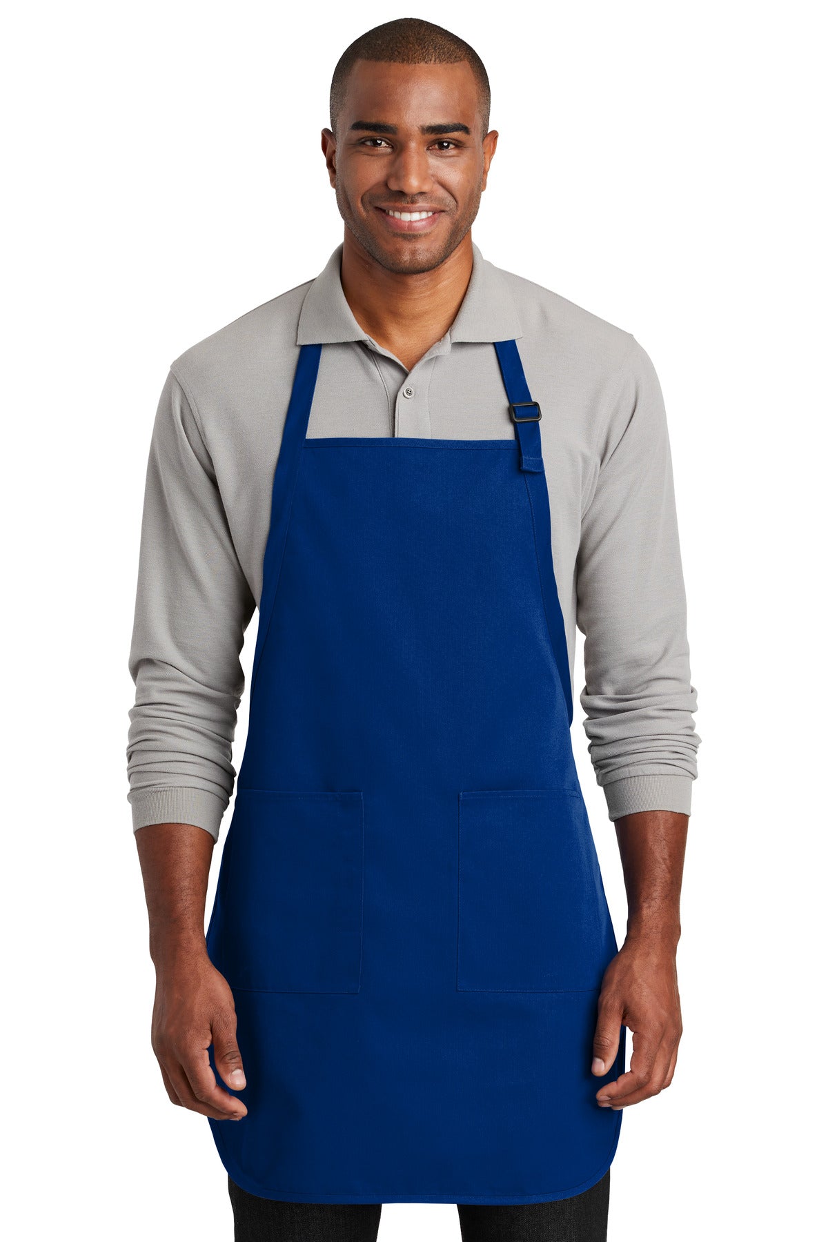 Port Authority   Full-Length Two-Pocket Bib Apron. A600
