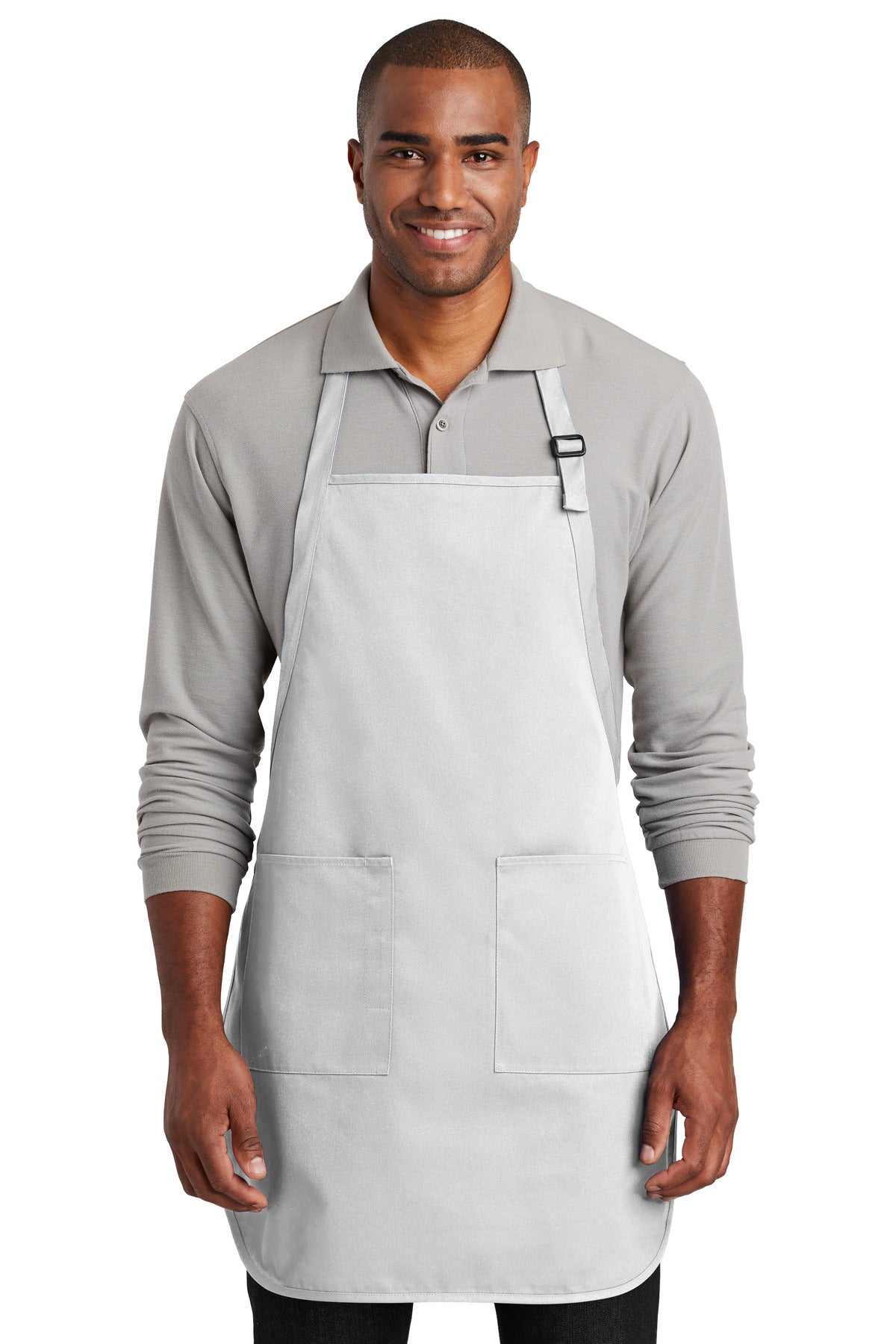 Port Authority   Full-Length Two-Pocket Bib Apron. A600