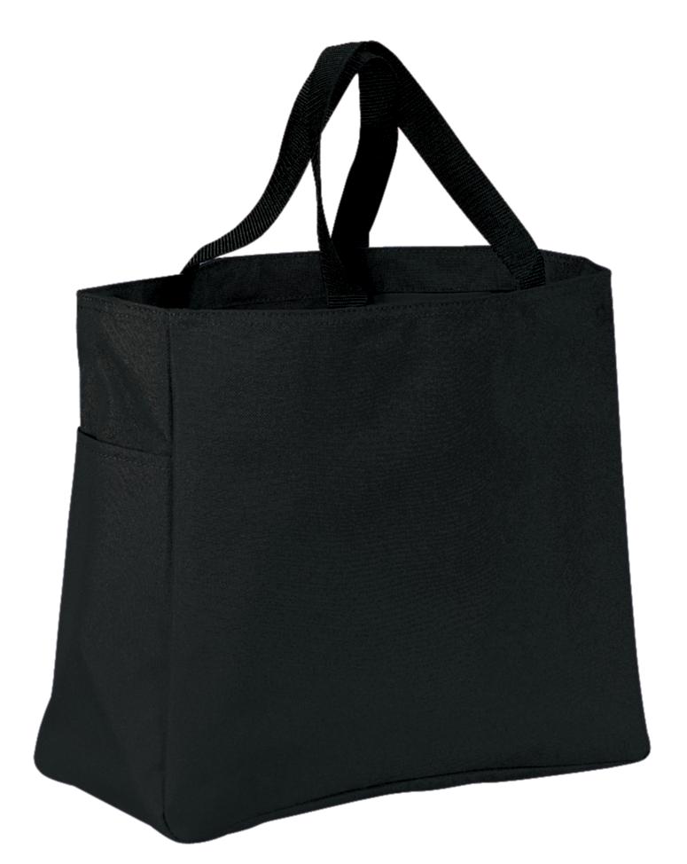 Port Authority - Essential Tote. B0750 - Black