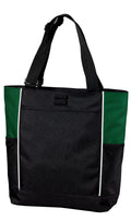 Port Authority Panel Tote. B5160 - Black/Hunter