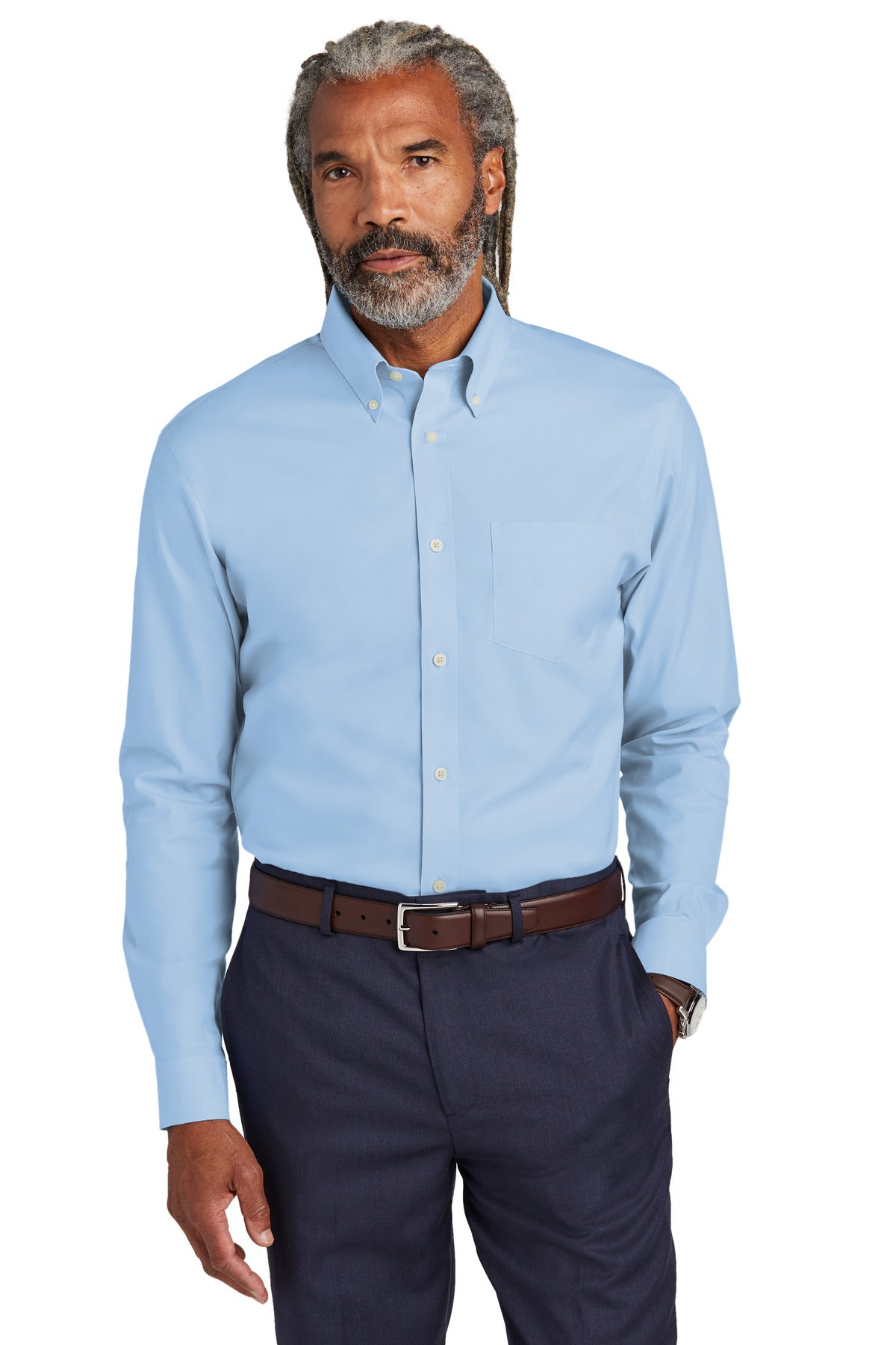 Brooks Brothers  Wrinkle-Free Stretch Pinpoint Shirt BB18000