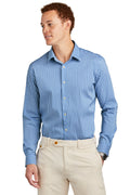 Brooks Brothers Tech Stretch Patterned Shirt BB18006 - Charter Blue Check