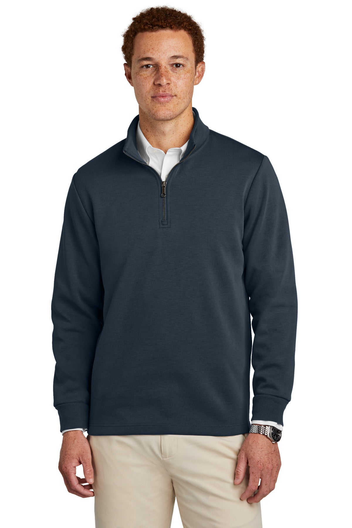 Brooks Brothers  Double-Knit 1/4-Zip BB18206