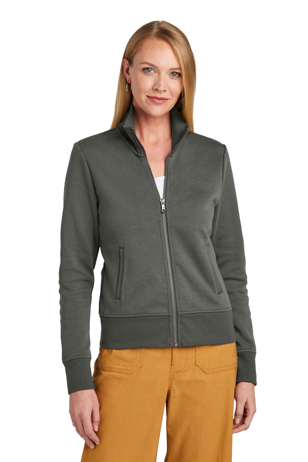 Brooks Brothers  Women's Double-Knit Full-Zip BB18211